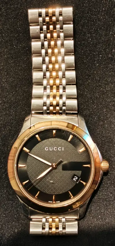 Reloj Gucci acero bicolor - miniatura 1