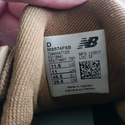 Zapatillas New Balance 574 Series Wheat - miniatura 5