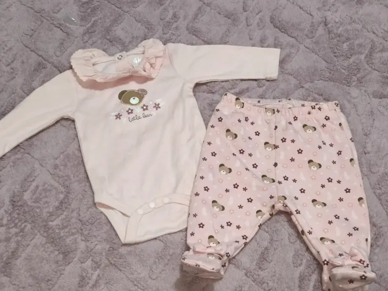 Conjunto bebé con diseño de osito Limonada - 4