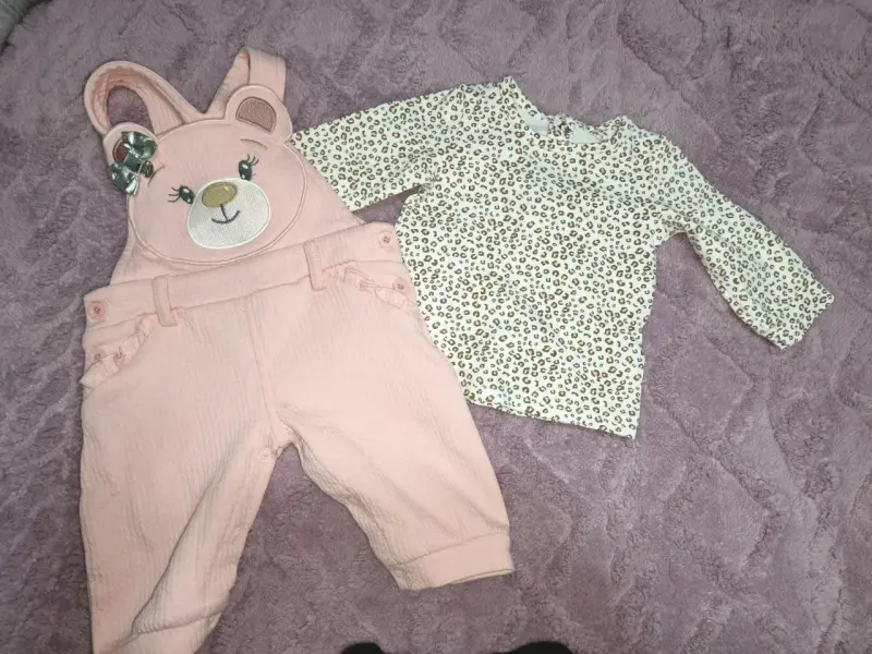 Conjunto bebé con diseño de osito Limonada - 5