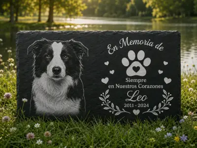 Lápida conmemorativa para mascota - miniatura 1