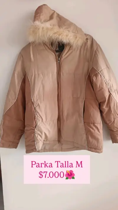 Parka negra talla XL - miniatura 2