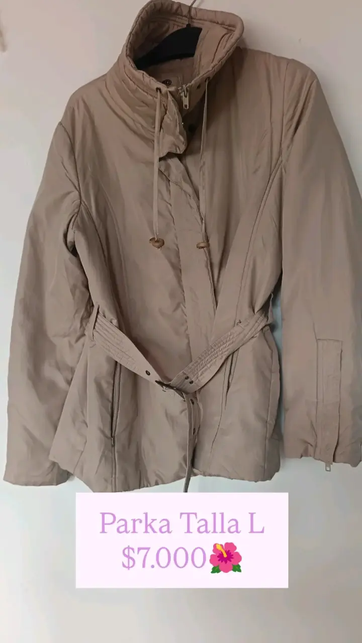 Parka negra talla XL - 4
