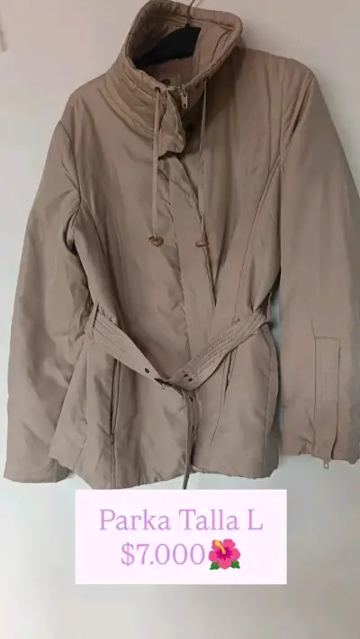 Parka negra talla XL - miniatura 4