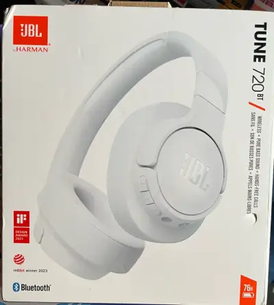 Audífonos JBL Tune 720 BT blancos - miniatura 1