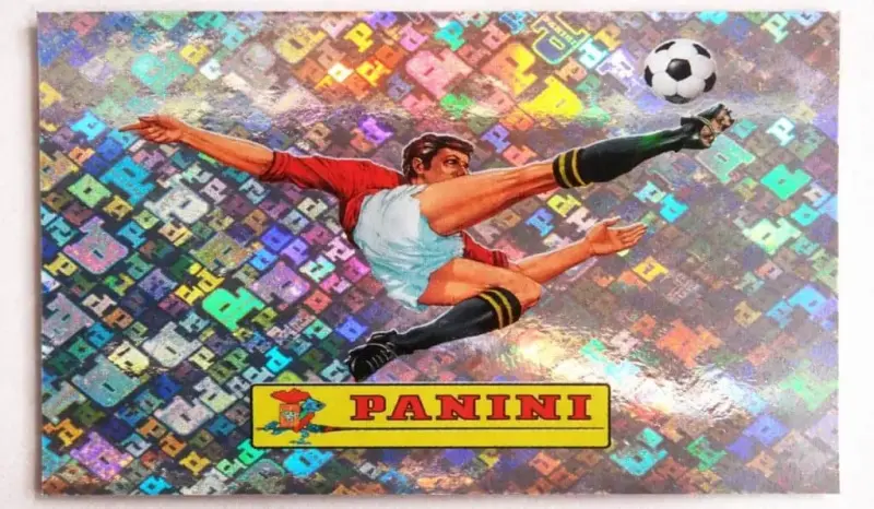 Lámina holográfica Panini fútbol