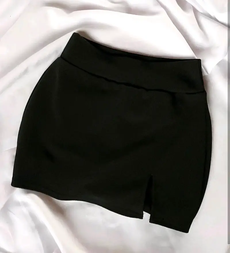 Falda short gamuza