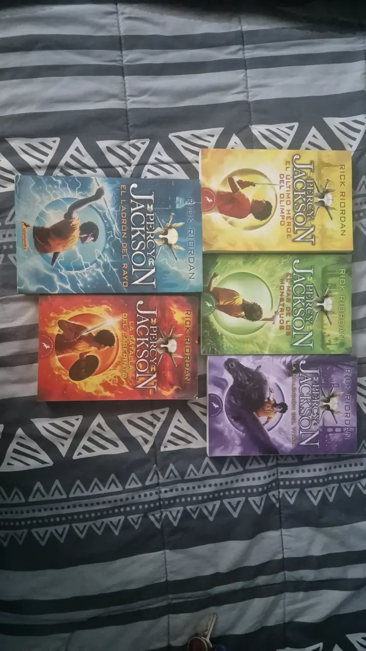 Colección libros Percy Jackson