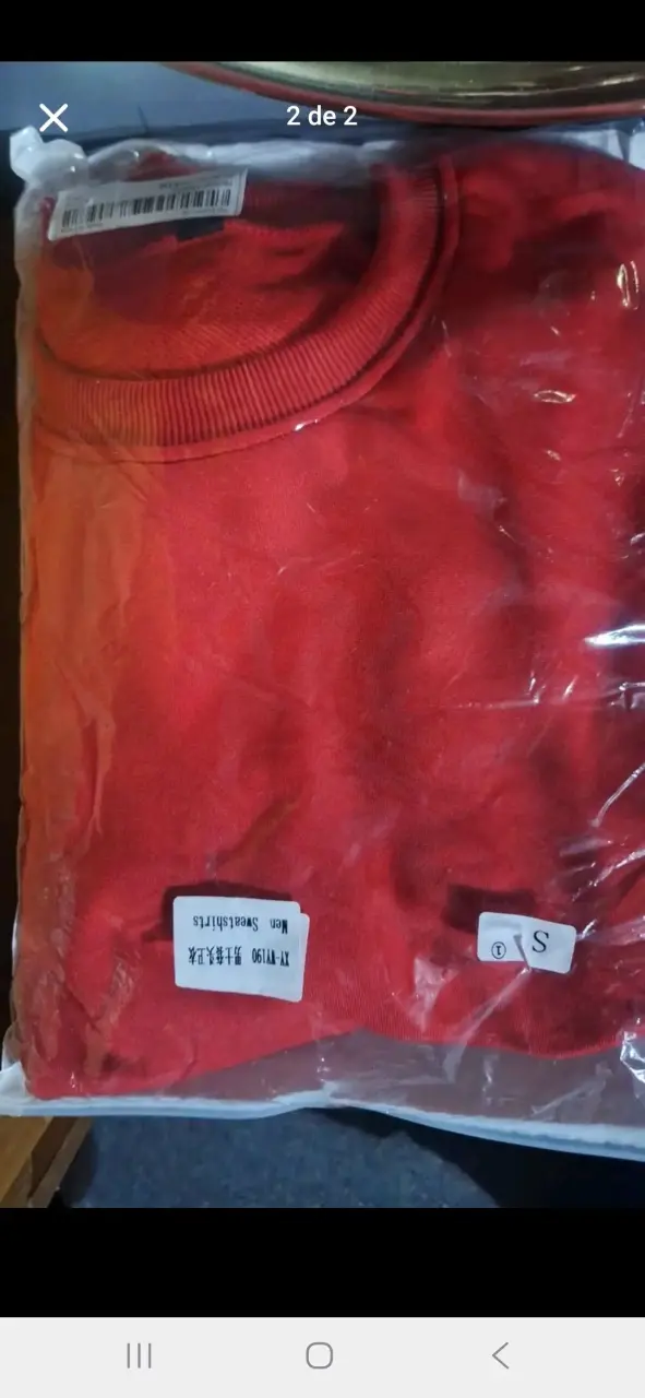 Polerón rojo casual unisex - 2