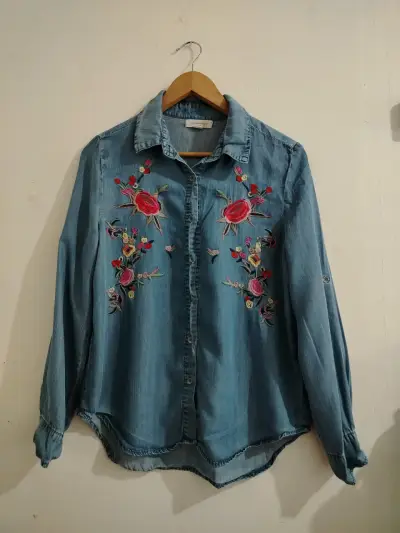 Vestido camisero de mezclilla - miniatura 5