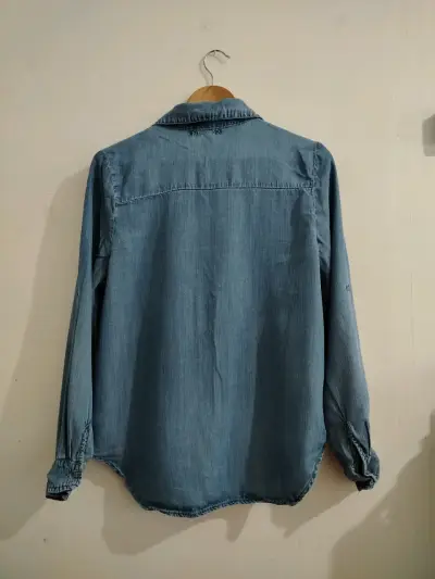 Vestido camisero de mezclilla - miniatura 6