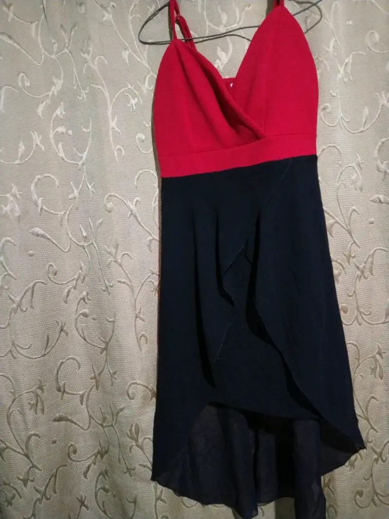 Vestido bicolor elegante - 2