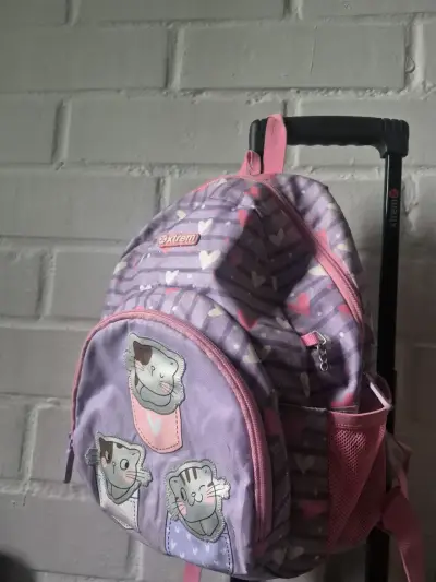 Mochila Xtrem con gatos y corazones - miniatura 2