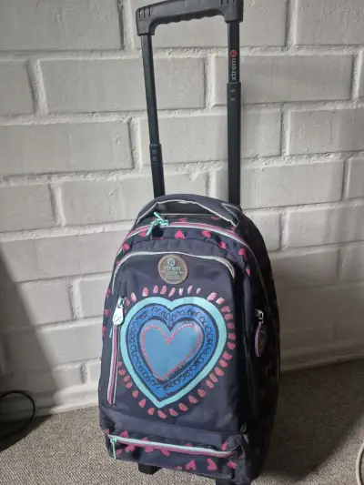 Mochila rodante Xtrem con corazón - miniatura 1
