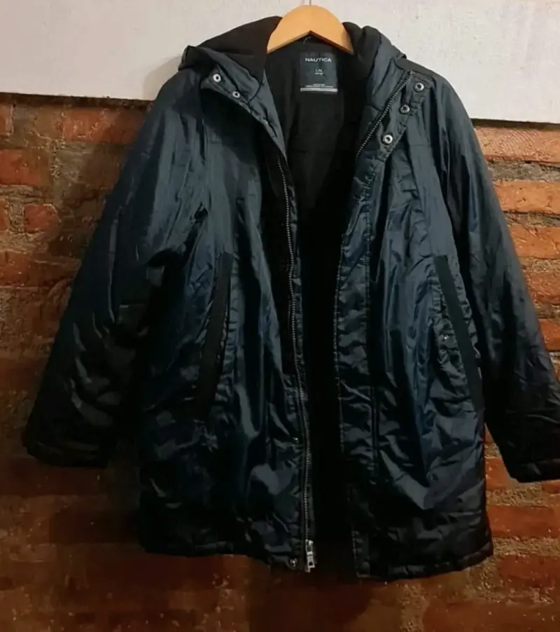 Parka impermeable azul - 1