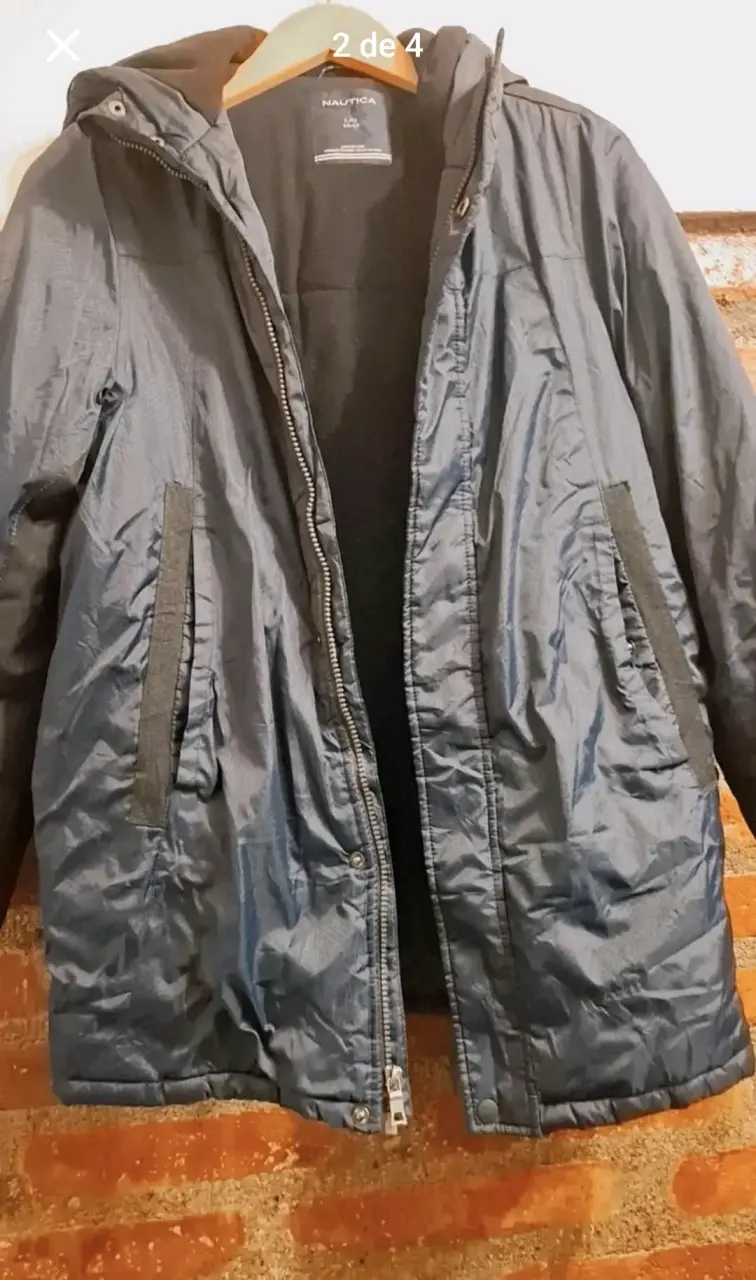 Parka impermeable azul - 2