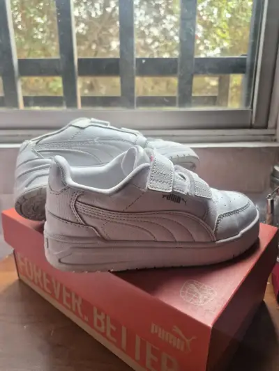 Zapatillas blancas Puma niña - miniatura 3