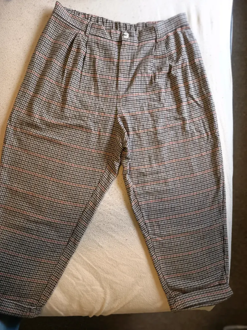 Traje de dos piezas a cuadros - 3