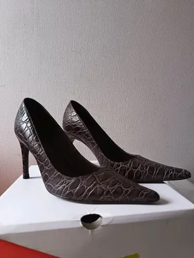 Zapatos de tacón animal print - miniatura 1