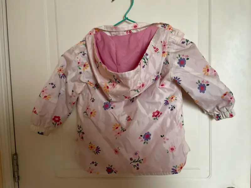 Chaqueta cortavientos infantil floral - 3