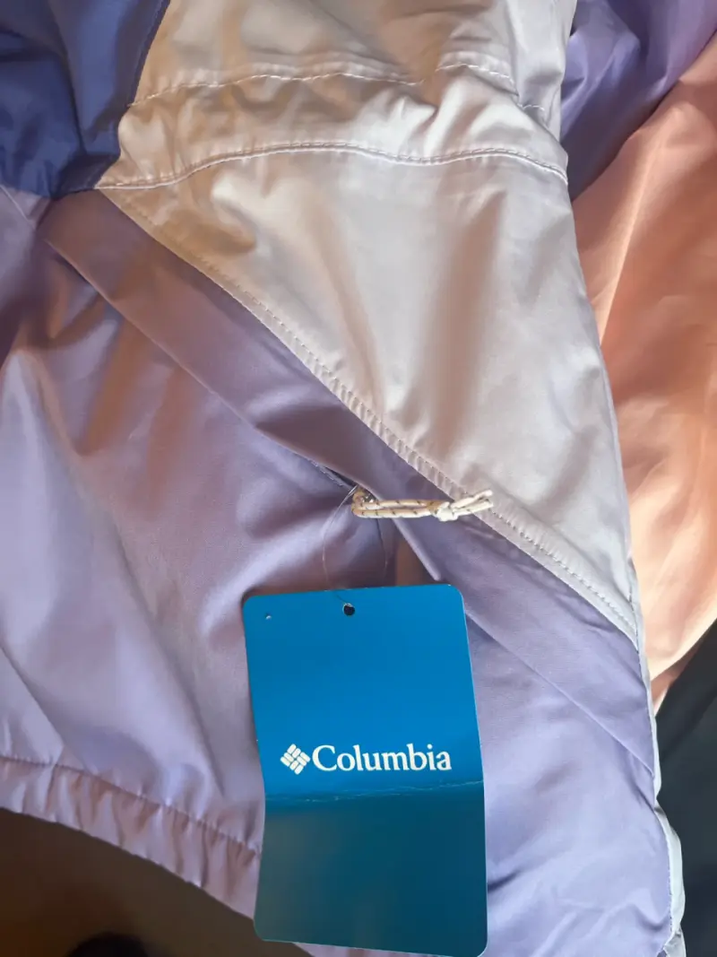Chaqueta cortaviento Columbia morada - 5