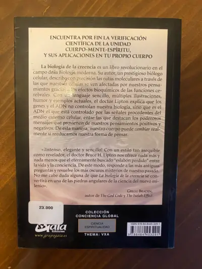 La Biología de la Creencia - Bruce Lipton - miniatura 2