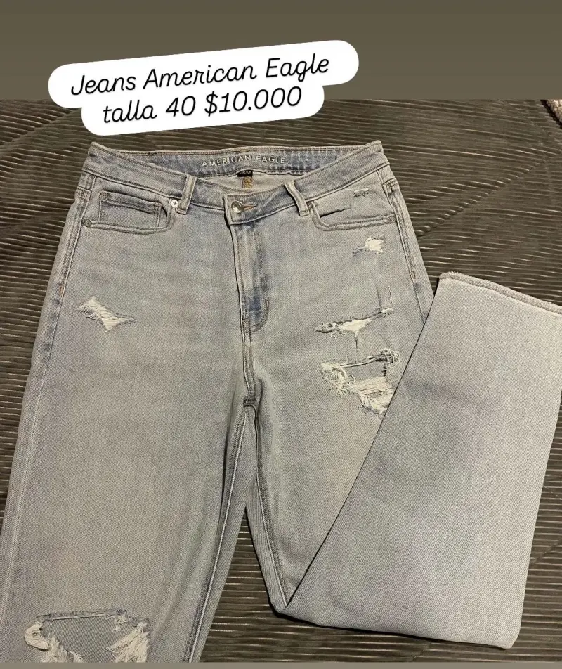 Pantalón eco cuero negro talla M - 5