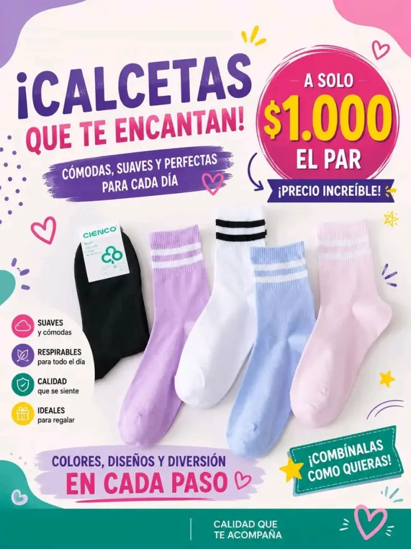 Calcetas cómodas y suaves💞 - 2