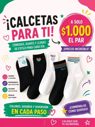 Calcetas cómodas y suaves💞 - miniatura 4