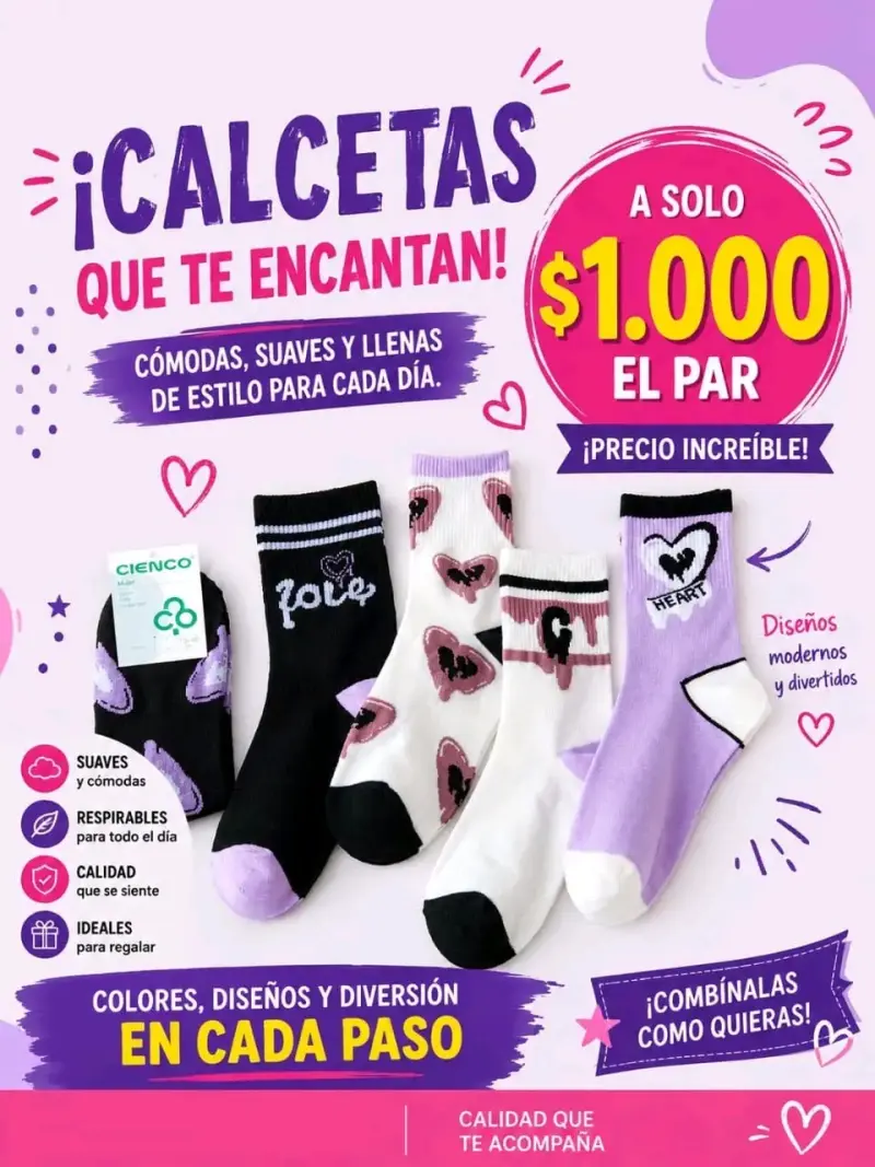 Calcetas cómodas y suaves💞 - 5