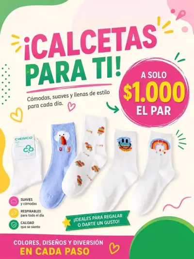 Calcetas cómodas y suaves💞 - miniatura 6
