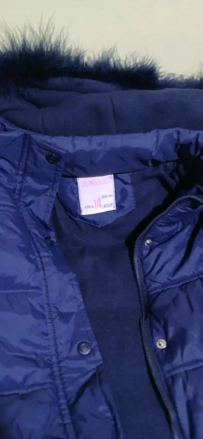 Parka  azul acolchada - miniatura 4