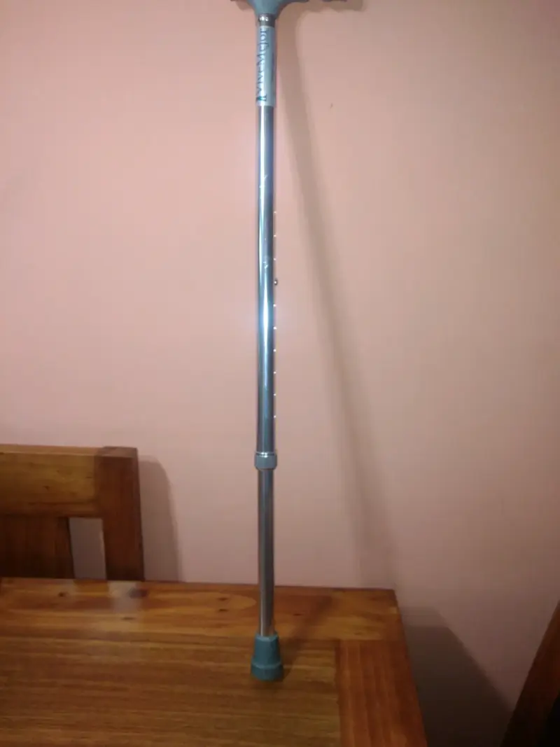 Bastón ajustable gris - 5
