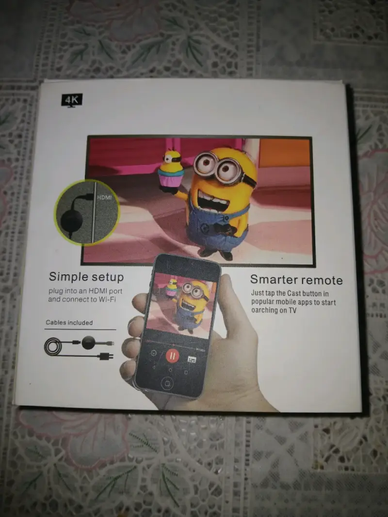 Chromecast 4K dispositivo de streaming - 4