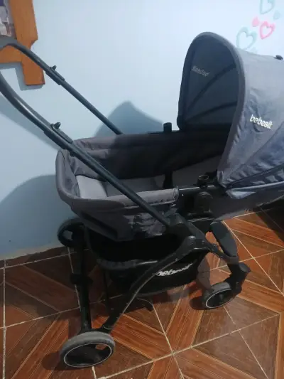 Coche de bebé Bebesit gris - miniatura 1