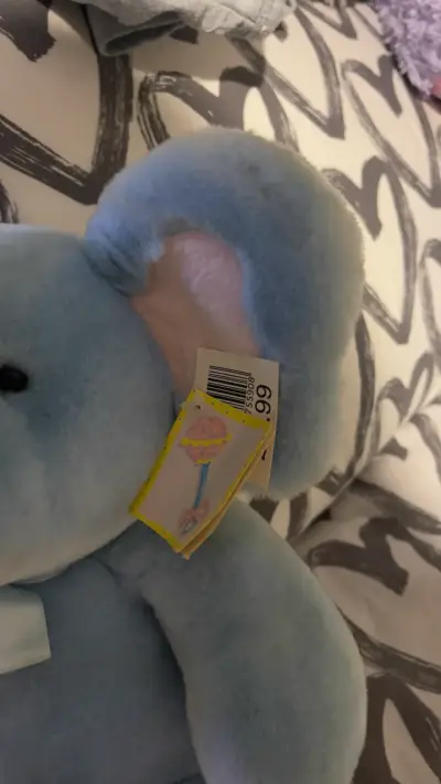 Peluche elefante azul - miniatura 2