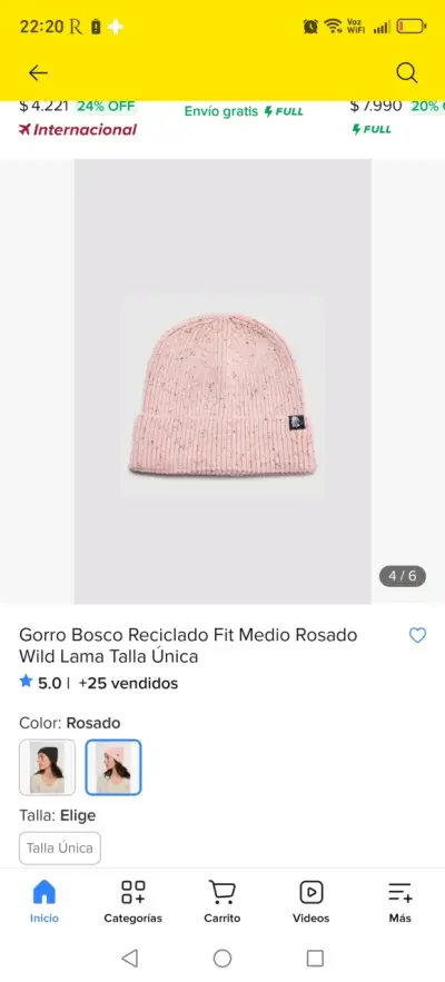 Parka negra acolchada - miniatura 6