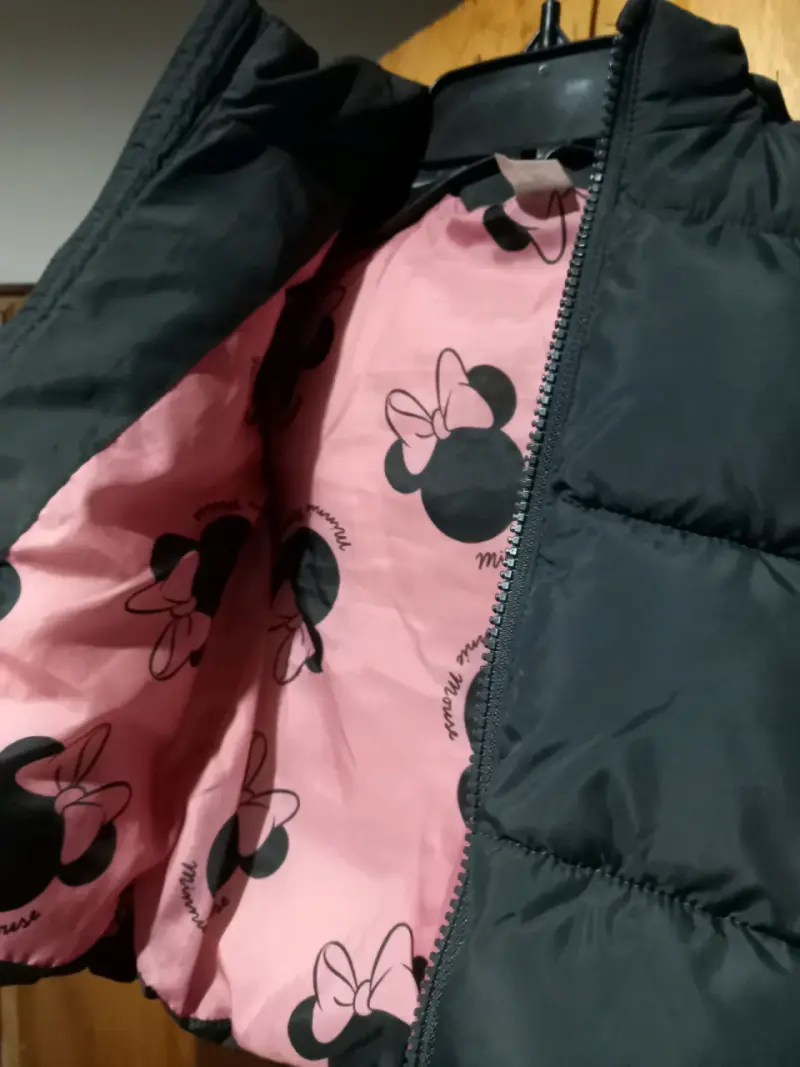 Chaqueta infantil acolchada gris - 3