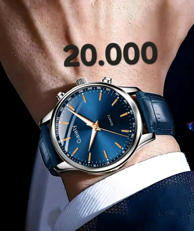 Reloj de pulsera azul elegante - 2