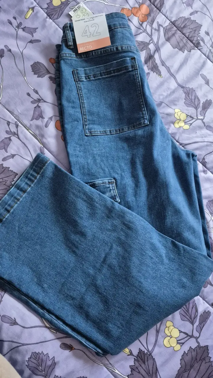 Jeans azul nuevo talla 42 - 4