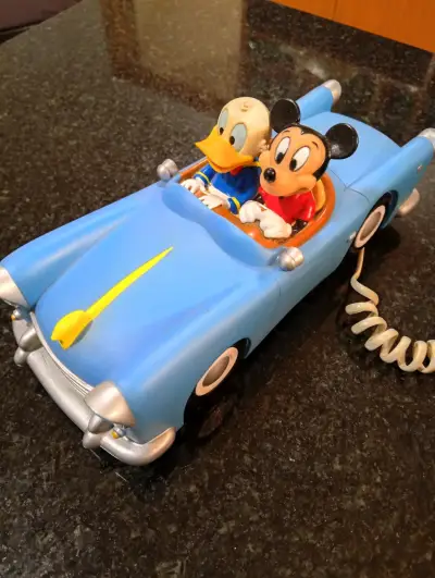 Teléfono retro Mickey y Donald - miniatura 4