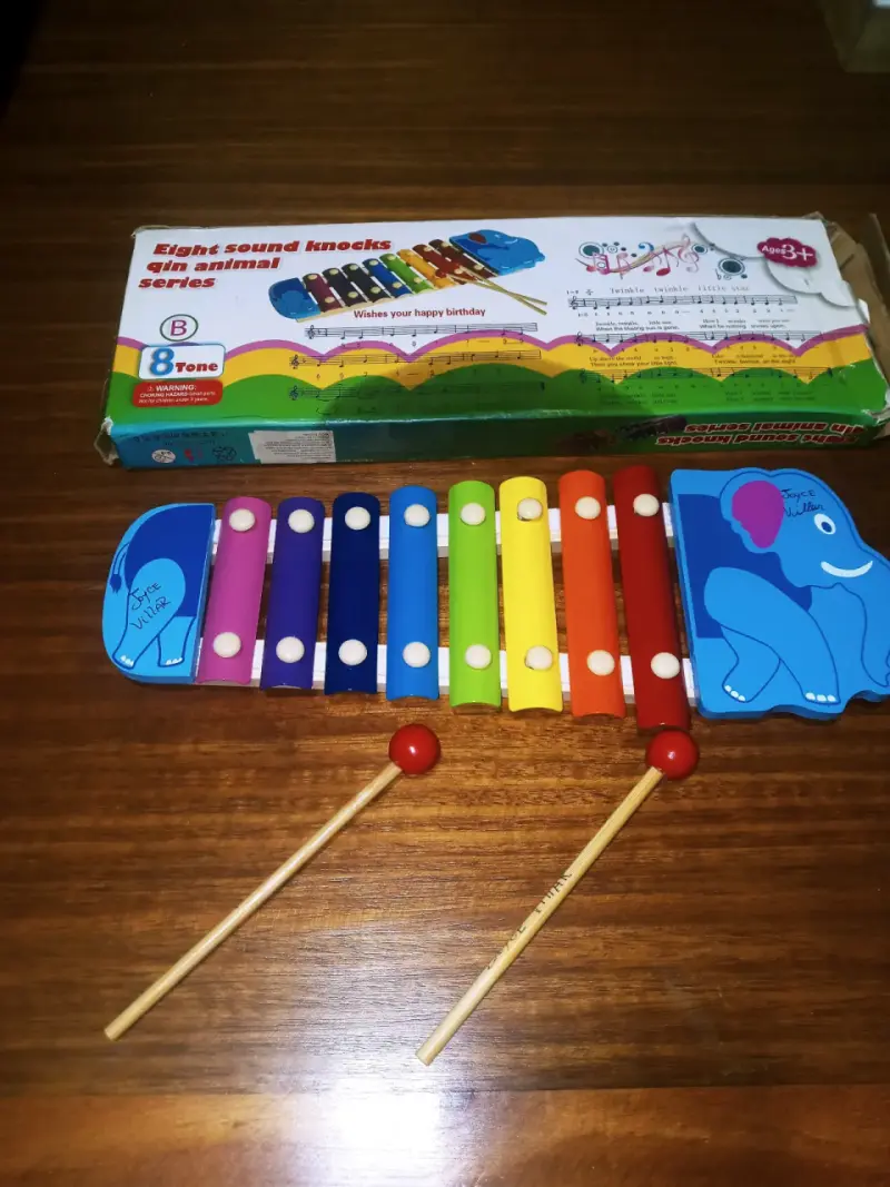 Xilófono infantil animalitos 8 tonos - 2