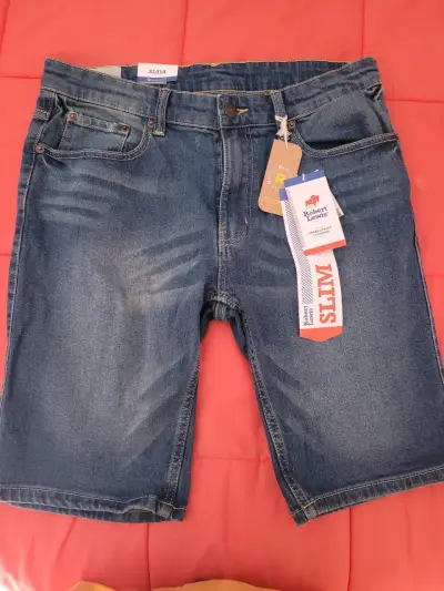 Bermudas de mezclilla azul - miniatura 1
