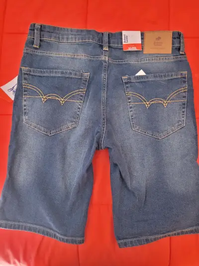 Bermudas de mezclilla azul - miniatura 2