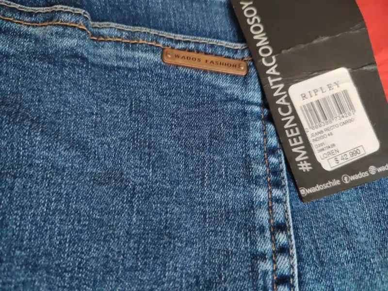 Jeans wados azules clásicos - 3
