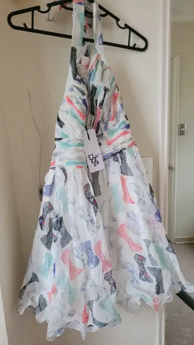 Vestido estampado colorido - miniatura 2