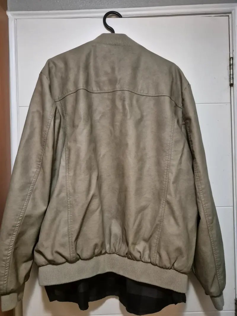 Chaqueta bomber beige - 4