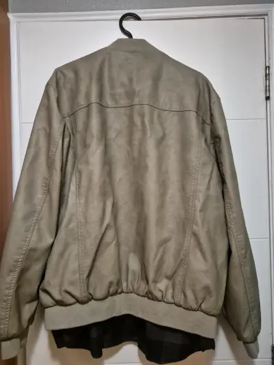 Chaqueta bomber beige - miniatura 4