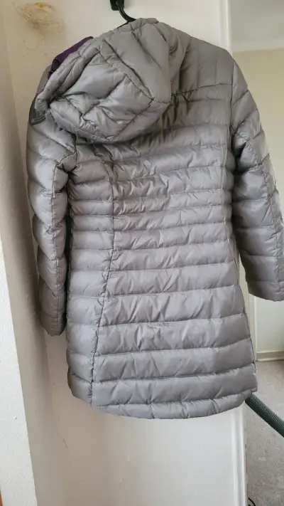 Parka de pluma gris - miniatura 2