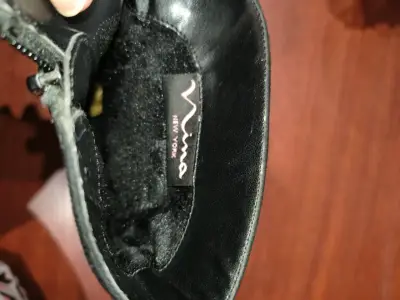 Botines negros con flecos - miniatura 4
